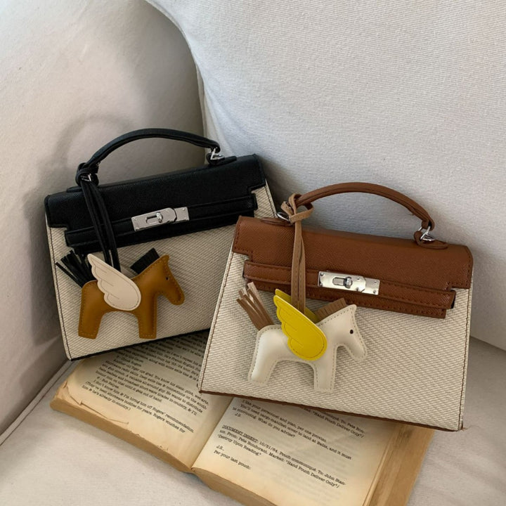 Damen Handtasche mit verspieltem Dekor Nord Taschen
