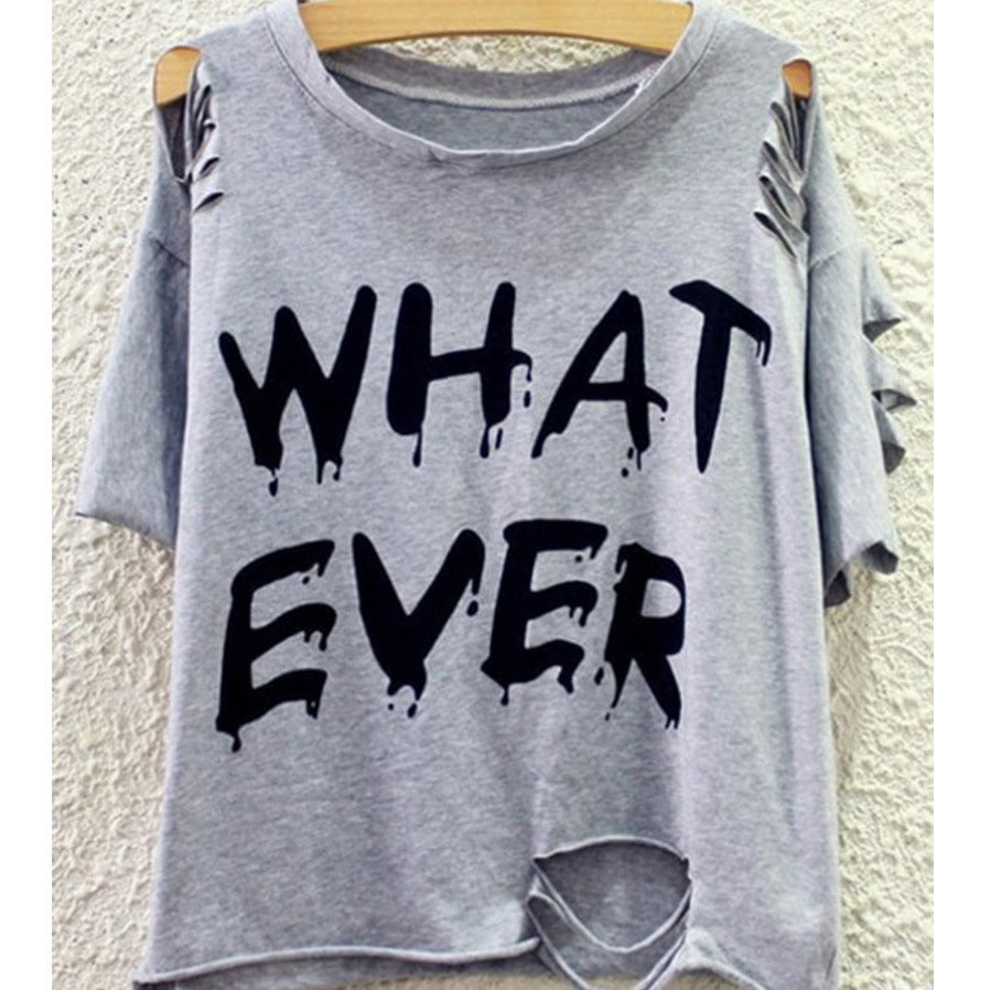 Damen Trendiges Oversized T-Shirt mit raffinierten Cut-Out-Ärmeln Nord Taschen