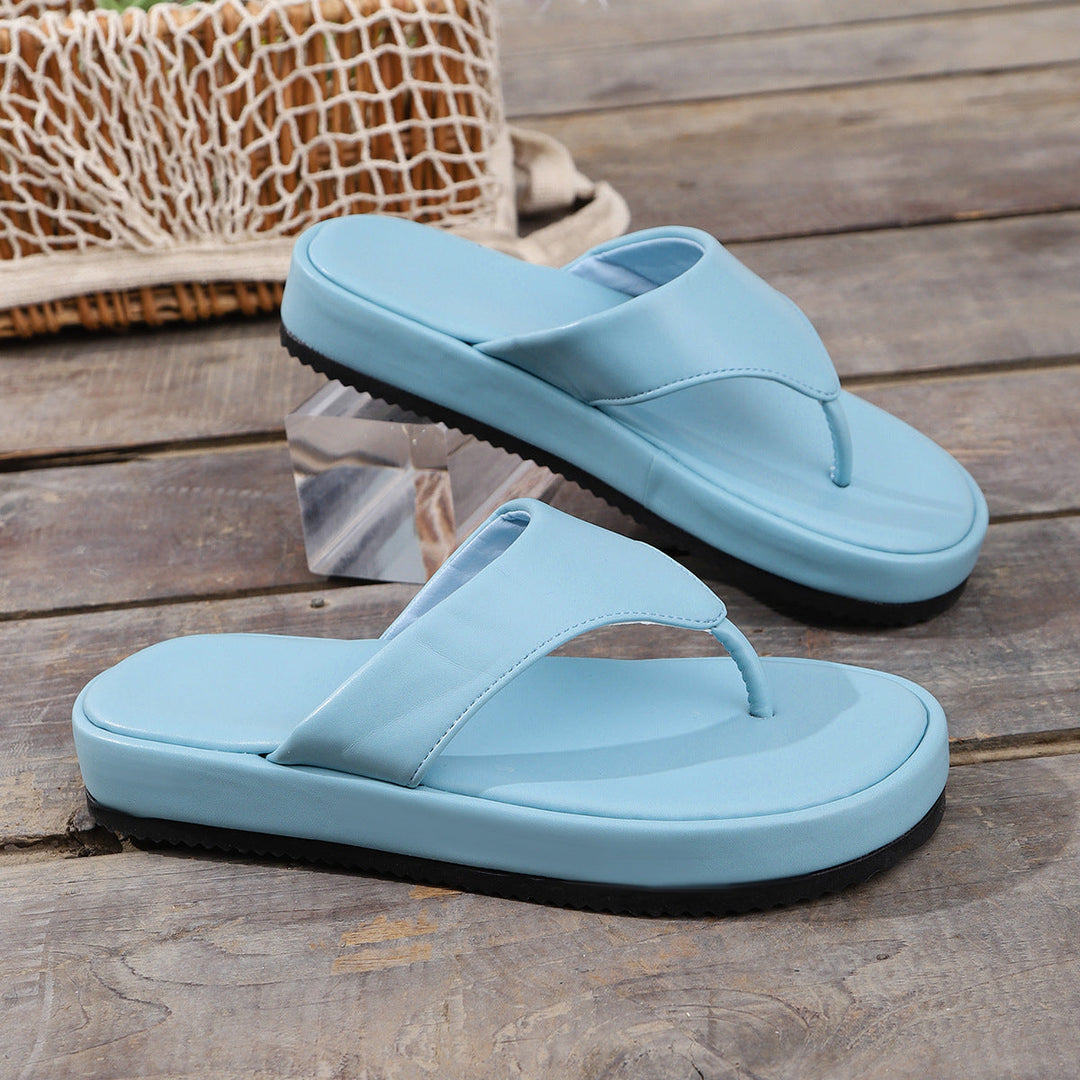 Damen Komfortable Zehensandalen mit ergonomischem Fußbett und rutschfester Sohle