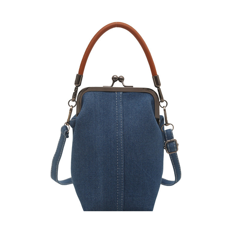 Damen Designer Handtasche im minimalistischen Denim-Stil Nord Taschen
