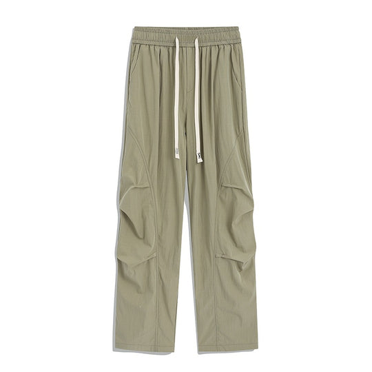 Herren Utility-Cargo-Loungehose mit Tunnelzugbund, Mehrfachtaschen & weitem Bein Nord Taschen