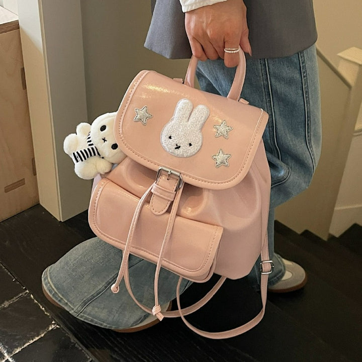 Damen Rucksacktasche mit niedlichen Tierapplikationen Nord Taschen