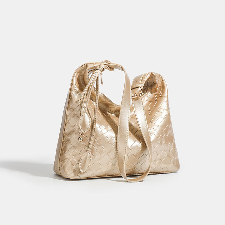 Damen Hobo-Tasche mit luxuriösem Geflecht und elegantem Fall Nord Taschen