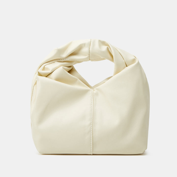Damen Hobo-Tasche mit dekorativem Knotenverschluss und geschmeidiger Kunstlederoberfläche Nord Taschen
