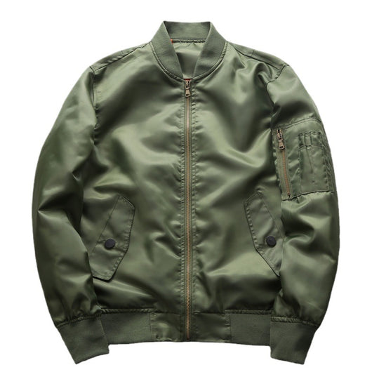 Herren Bomberjacke aus wasserabweisendem Nylon mit Ärmeltasche Nord Taschen