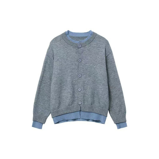 Damen Oversized Strickjacke mit Knopfleiste Nord Taschen