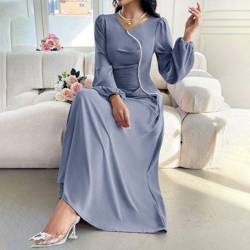 Damen Elegantes Maxikleid mit besonderem Ausschnitt Nord Taschen