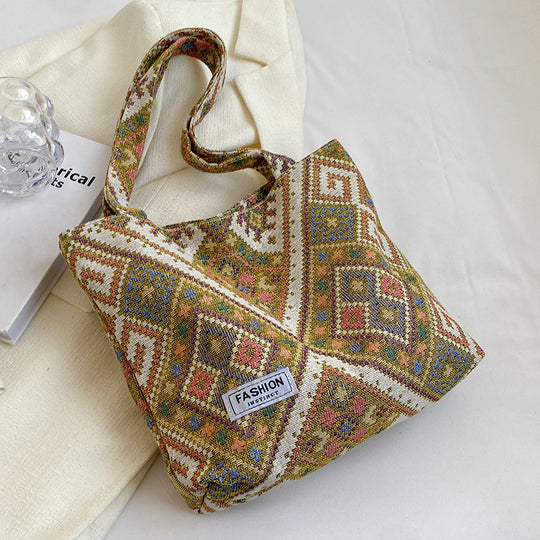 Damen Hobo-Tasche mit hochwertigem gewebtem Design Nord Taschen
