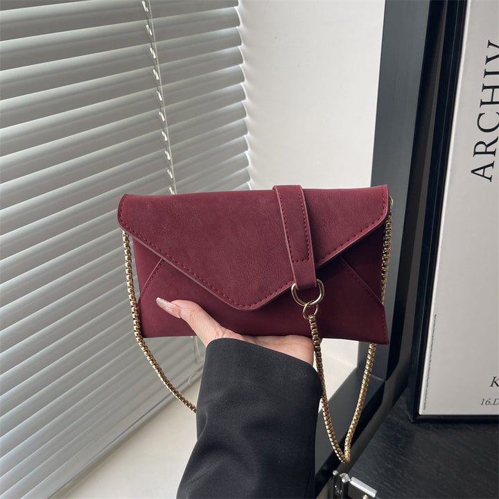 Damen Clutch-Tasche mit elegantem Umschlagdesign und feinem Kunstleder Nord Taschen