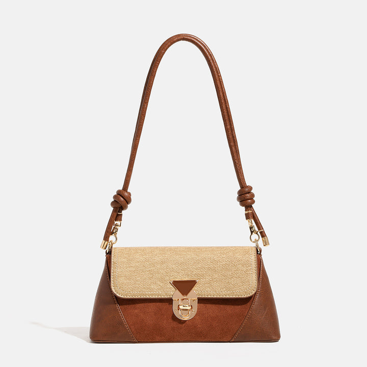 Damen Umhängetasche mit elegantem Magnetverschluss und strukturiertem Deckel Nord Taschen