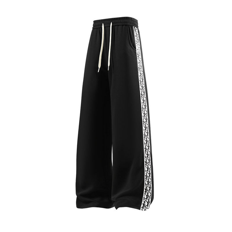 Damen Extraweite Lounge-Sweathose mit seitlichem Logoband und Komfortbund Nord Taschen