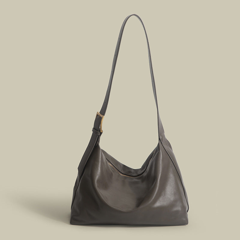 Damen elegante Hobo-Tasche aus hochwertigem Leder Nord Taschen