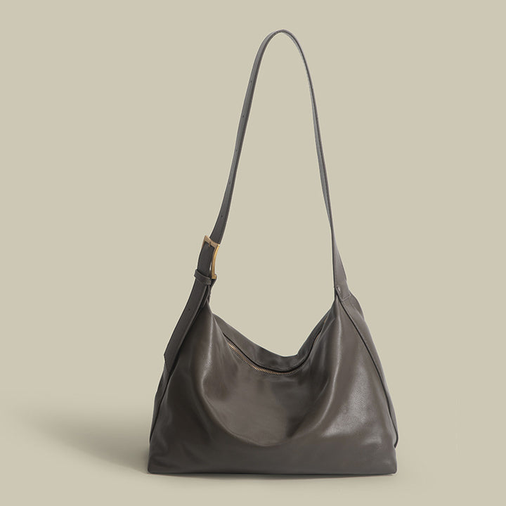 Damen elegante Hobo-Tasche aus hochwertigem Leder Nord Taschen