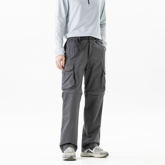 Herren Zip-off Convertible-Cargo-Hose mit abtrennbaren Beinen und Mehrfachtaschen Nord Taschen