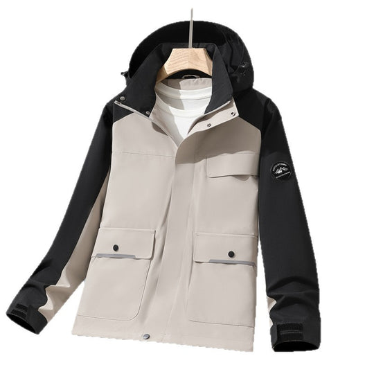 Damen Technische Regenjacke Nord Taschen