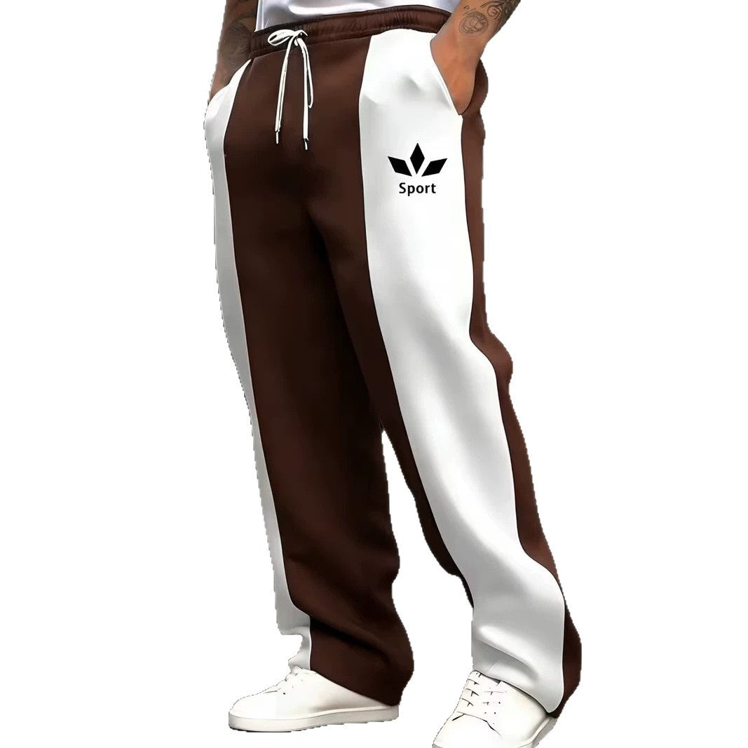 Herren Sportliche Jogginghose mit seitlichen Streifen Nord Taschen