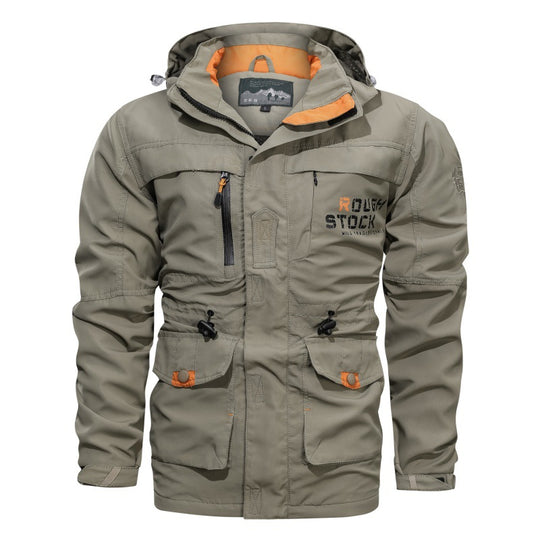 Herren funktionale Outdoorjacke Nord Taschen