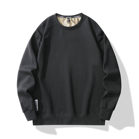 Herren Oversize-Sweatshirt aus technischem Jersey mit Rundhals und thermoregulierendem Futter Nord Taschen