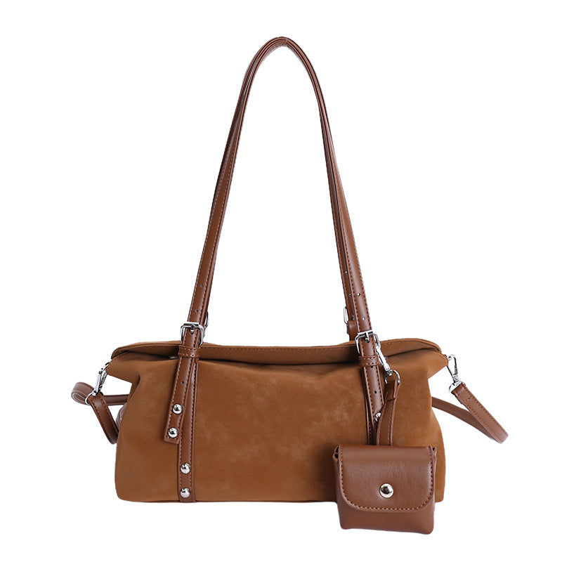 Damen praktische Schultertasche mit abnehmbarem Kosmetiktäschchen Nord Taschen