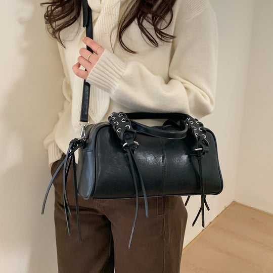 Damen elegante Hobo-Handtasche mit geflochtenen Details Nord Taschen