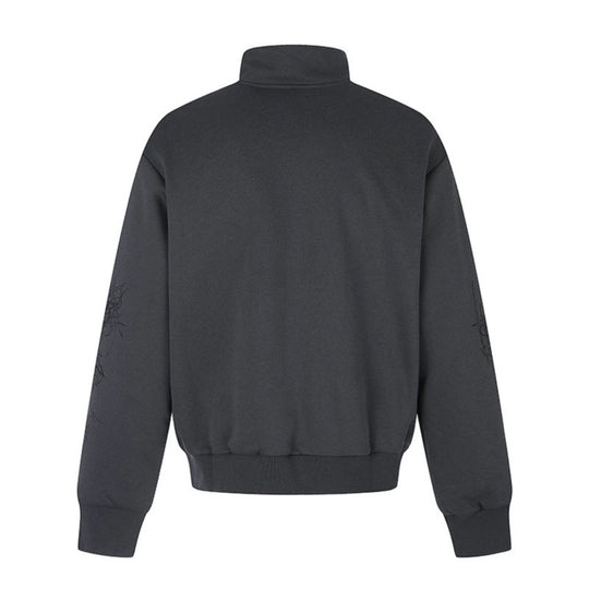 Damen Zip-Sweatjacke mit Stehkragen und Leoparden‑Union‑Jack‑Print Nord Taschen