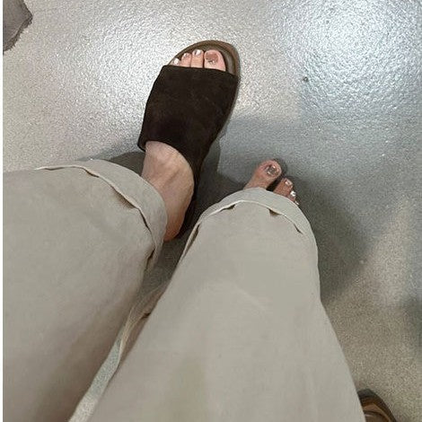 Damen bequeme und stilvolle Riemensandalen mit weichem Obermaterial