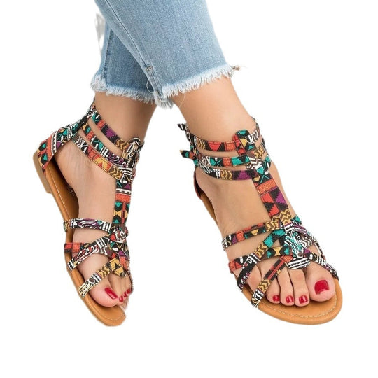 Damen Urbanen Geflochtenen Sandalen Nord Taschen