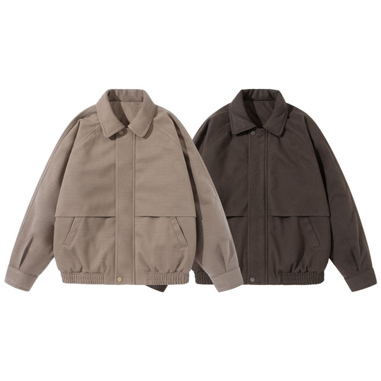 Unisex Boxy‑Blouson mit überlappender Frontpasse und elastischem Saum Nord Taschen
