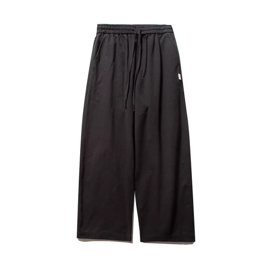Unisex Weite Culotte-Hose mit elastischem Bund und Kordelzug Nord Taschen