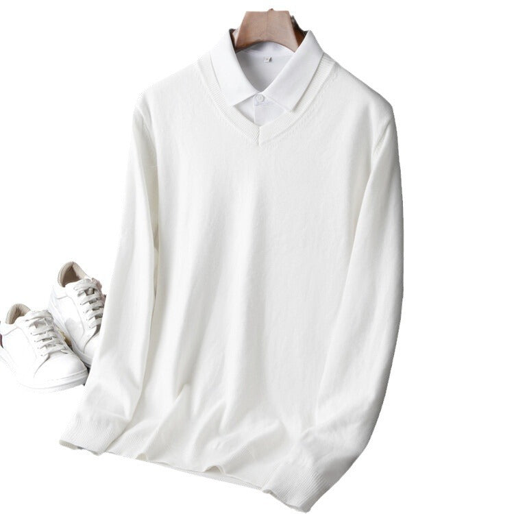 Herren V-Ausschnitt Pullover