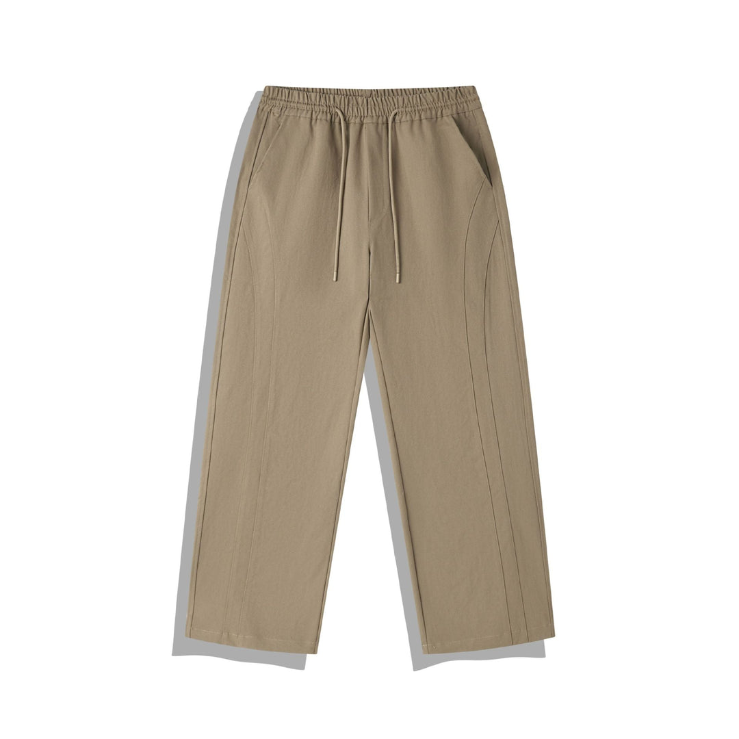 Damen Cropped-Hose im Relaxed-Fit mit Elastikbund, Tunnelzug und Ziersteppungen Nord Taschen
