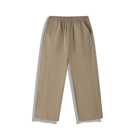 Damen Cropped-Hose im Relaxed-Fit mit Elastikbund, Tunnelzug und Ziersteppungen Nord Taschen