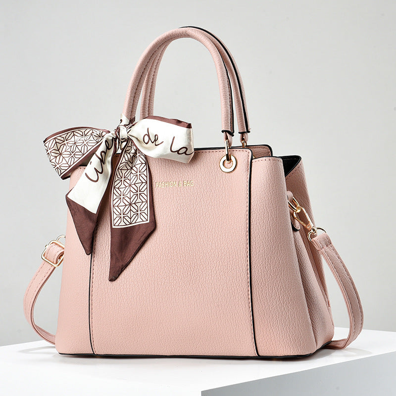 Damen elegante Handtasche mit dekorativer Schleife Nord Taschen