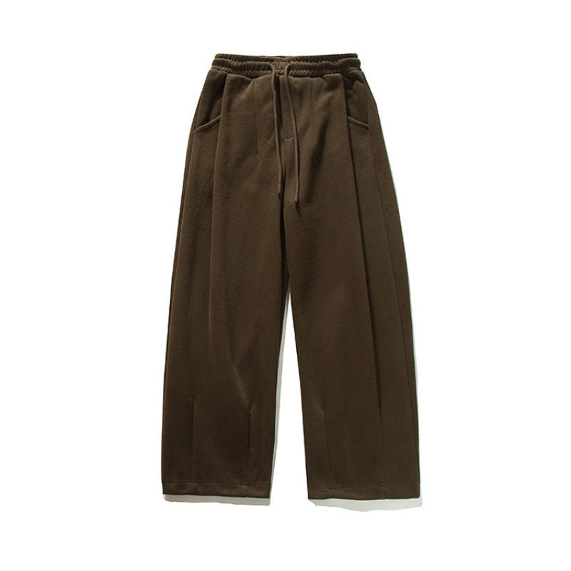 Unisex Weite Jogginghose mit Bundfalten, Elastischem Tunnelzug und Seitentaschen Nord Taschen