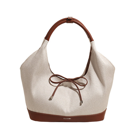 Damen Hobo-Tasche mit geflochtenem Design und Lederakzenten Nord Taschen