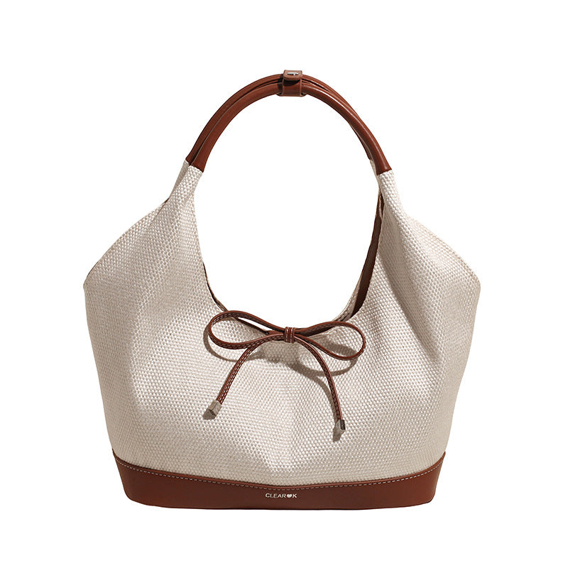Damen modische Handtasche im eleganten Design mit raffiniertem Kordelzug Nord Taschen