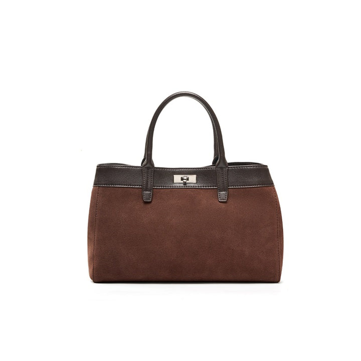 Damen elegante Handtasche aus feinem Wildleder Nord Taschen