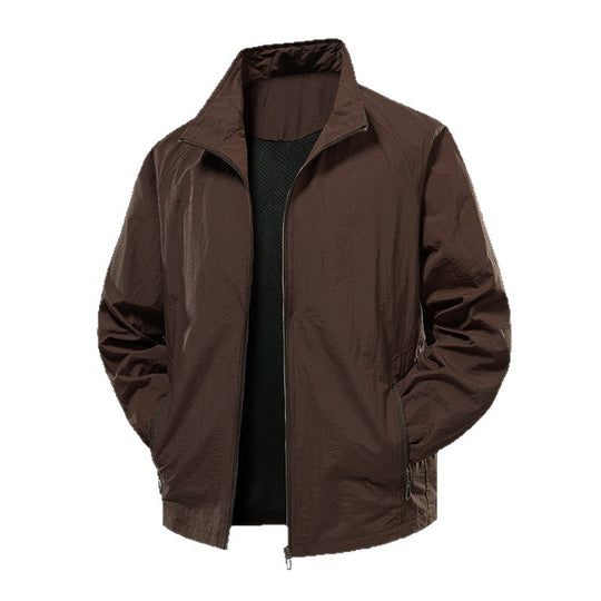 Herren Ultraleichter Windbreaker mit atmungsaktivem Mesh-Futter und verdecktem Reißverschluss Nord Taschen