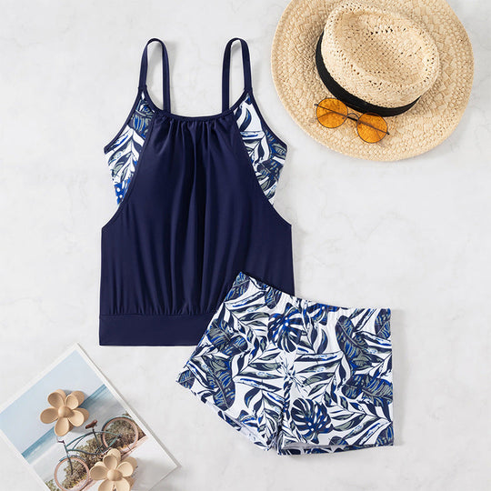 Damen Tankini-Set mit floralem Muster und bequemen Shorts Nord Taschen