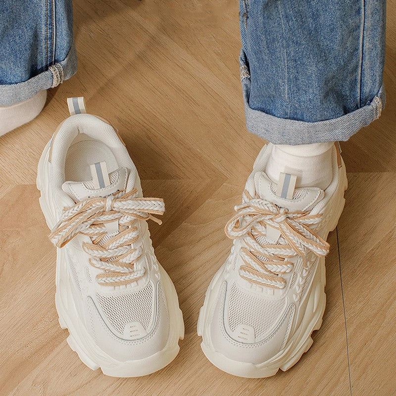 Damen Modische Chunky Sneakers mit atmungsaktiver Mesh-Konstruktion und komfortabler Dämpfung Nord Taschen