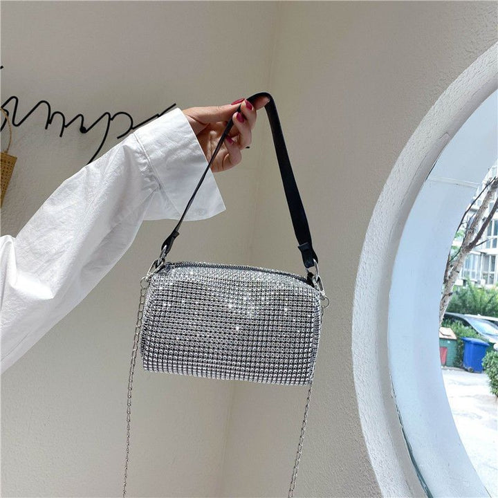 Damen Glamouröse Abendtasche mit funkelnden Strasssteinen Nord Taschen