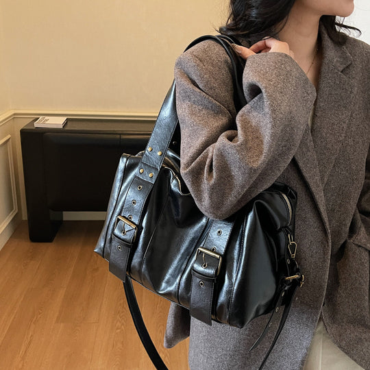 Damen elegante Handtasche mit robustem Design und abnehmbarem Schulterriemen Nord Taschen