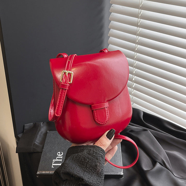 Damen Umhängetasche mit klassischem Klappverschluss und elegantem Kunstleder Nord Taschen