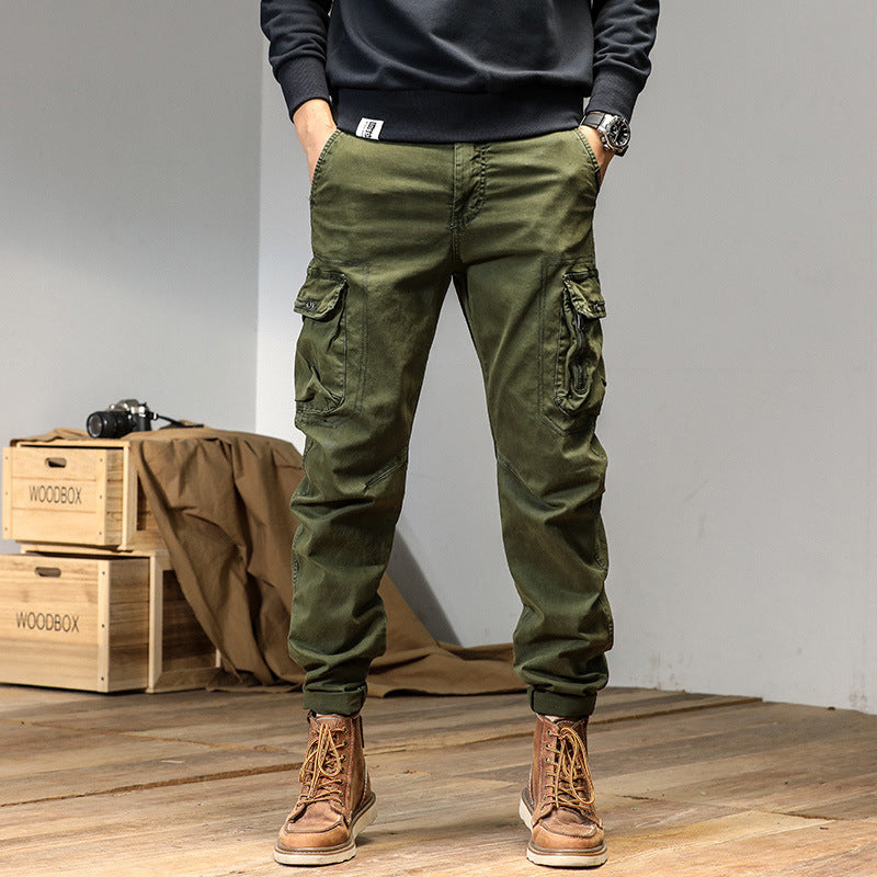 Herren Robuste Utility-Cargohose mit Mehrfachtaschen und verstärkten Kniepartien Nord Taschen
