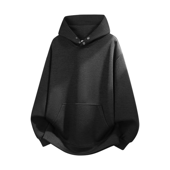 Unisex Oversize Kapuzenpullover mit hoher Kragenblende & Kängurutasche Nord Taschen