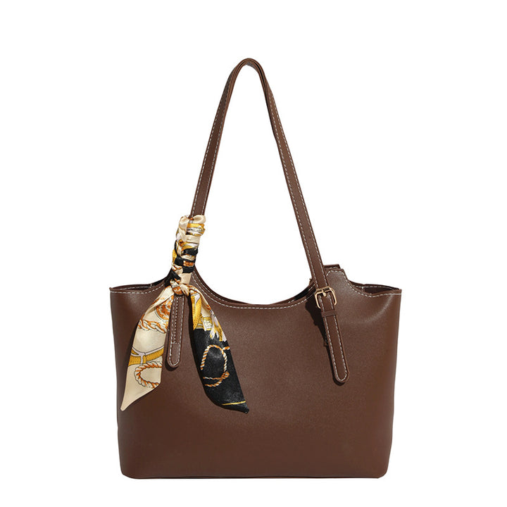 Damen elegante Shopper-Tasche mit abnehmbarem Schalsdetail Nord Taschen