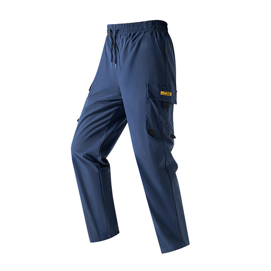 Herren Leichte Utility‑Cargohose mit elastischem Bund, Tunnelzug & seitlicher Klappentasche Nord Taschen