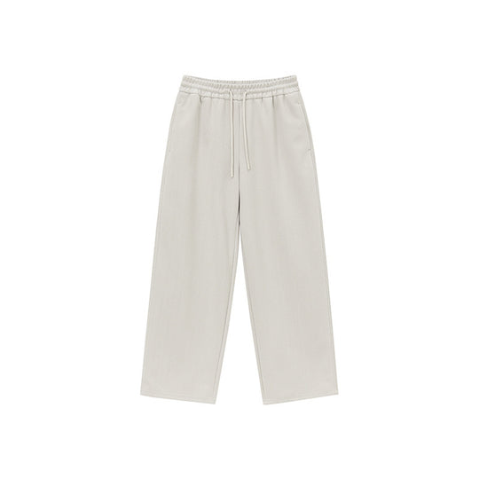 Unisex nan Relaxed-Fit Loungehose mit hohem Elastikbund, Kordelzug und geradem Bein Nord Taschen
