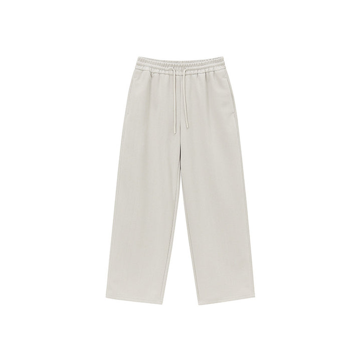 Unisex nan Relaxed-Fit Loungehose mit hohem Elastikbund, Kordelzug und geradem Bein Nord Taschen
