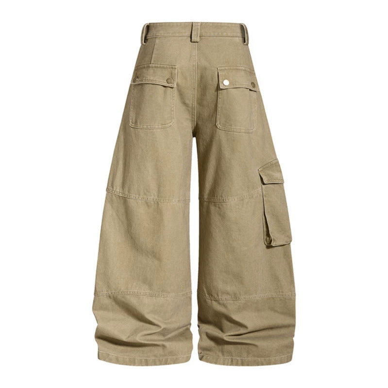 Damen Hochgeschnittene Baggy-Culotte mit Multi-Cargo-Taschen Nord Taschen
